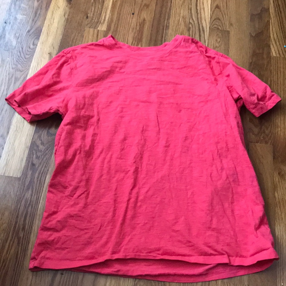 Arizona mens shirt, size l, pink/red 100% cotton